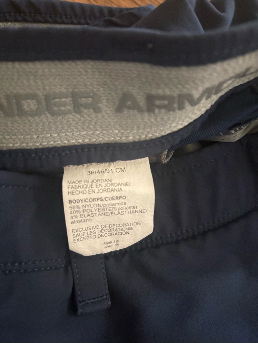 Under Armour UA Match Play Golf Shorts Men's 36 Blue HeatGear Stretch - Picture 4 of 8